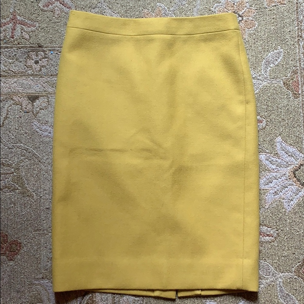 J. CREW wool blend No 2 PENCIL SKIRT size 2